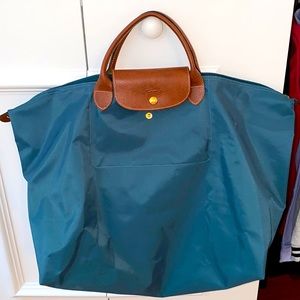 Longchamp big bag. Brand new. Teal color.